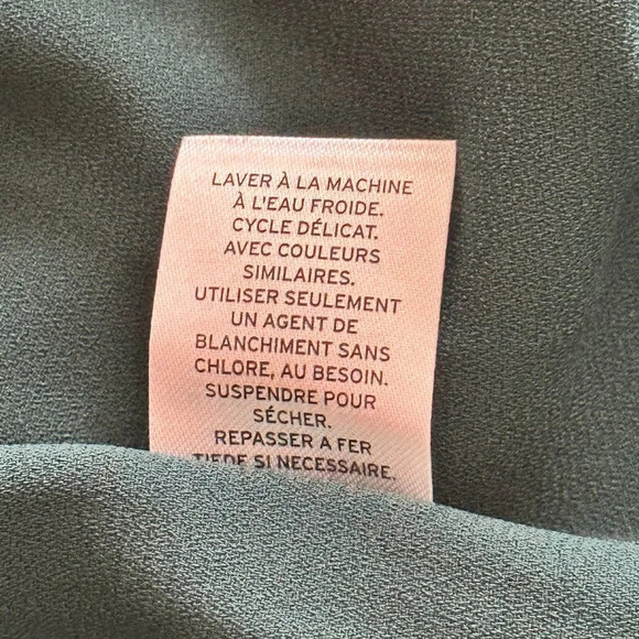 Women's S NWT Leith Shift Mini Dress Green Bateau Neckline Keyhole Back - Picture 9 of 9